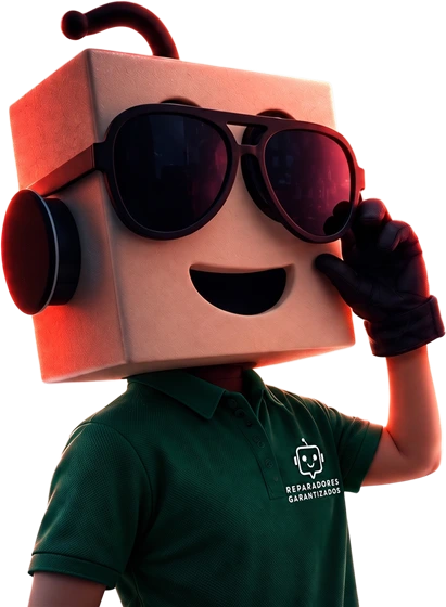 Robi, el mascota de Reparadores Garantizados